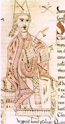 교황 성 그레고리오 7세_in 11th century manuscript.jpg